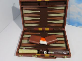 Vintage Backgammon Game Set 1980 