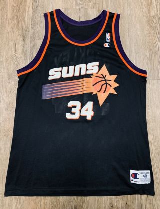 Vintage Phoenix Suns Nba Champion Playoffs Finals Charles Barkley Jersey Size 48