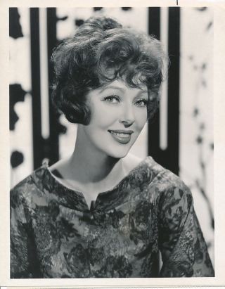 Loretta Young Vintage 1950s Nbc Tv Show Portrait Photo