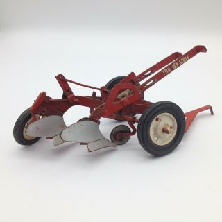 Vintage 1968 Tru Scale 1:16 Scale 2 Bottom Plow Tractor Farm Implement Toy