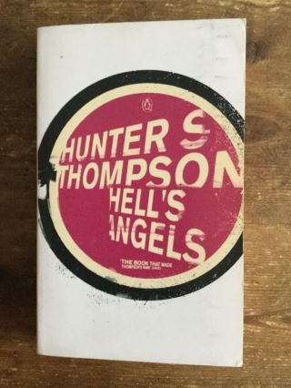 Hunter S Thompson Hells Angel Book Outlaw Biker 1 Er Motorcycle Gonzo