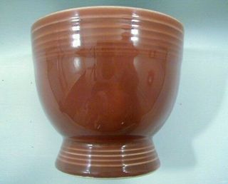 Vintage Fiesta Egg Cup Bowl Rose Color Hlc Fiestaware Soup Pot Pottery Art Deco