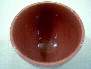 Vintage Fiesta Egg Cup Bowl Rose Color HLC Fiestaware Soup Pot Pottery Art Deco 2