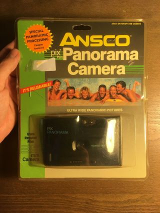 Ansco 35mm Pix Pan Panorama Camera (factory) Ultra - Wide Pan