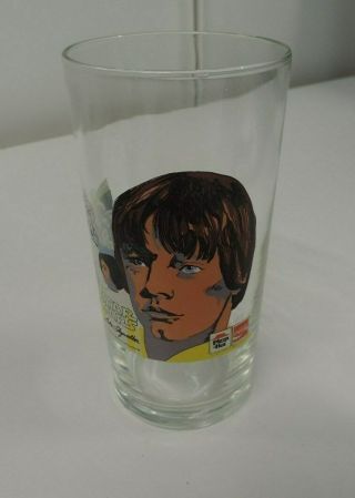 1977 Vintage Star Wars Glass Luke Skywalker Pizza Hut Coca Cola Australian Htf