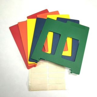 For Mediamate 5.  25 " Floppy Disk Storage Holder Box Container Color Dividers Only