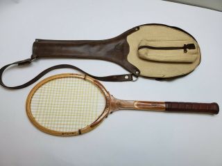 Near Vintage Chris Evert Wilson Pro Staff Tennis Racket With Case - 4 3/8