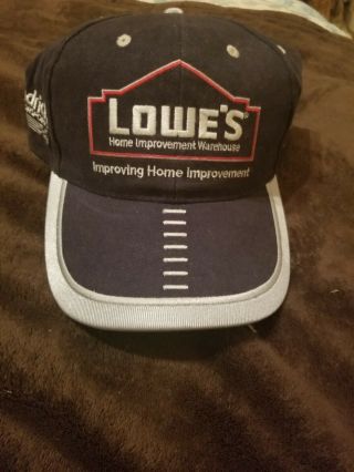 Men’s Jimmie Johnson Lowes Vintage Hat Cap Hendrick,  Without Tags Velcro