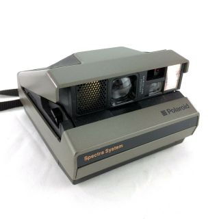 Polaroid Spectra System Instant Camera Quintic Lens F10/125mm Vintage 1980s