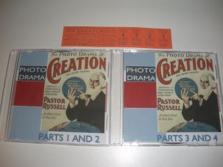 Photo - Drama Of Creation On Dvd & Ticket Watchtower Jehovah Bible Student Jw.  Org