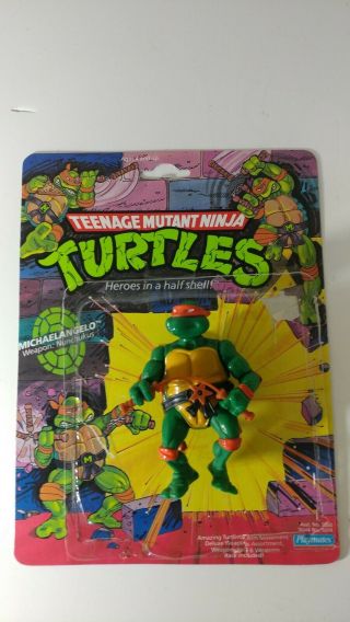 Vintage 1988 Teenage Mutant Ninja Turtles Tmnt Playmates - Michaelangelo