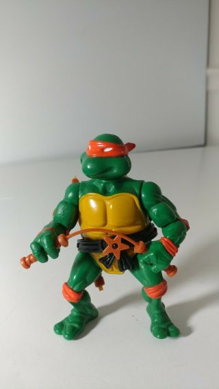 Vintage 1988 Teenage Mutant Ninja Turtles TMNT Playmates - Michaelangelo 3