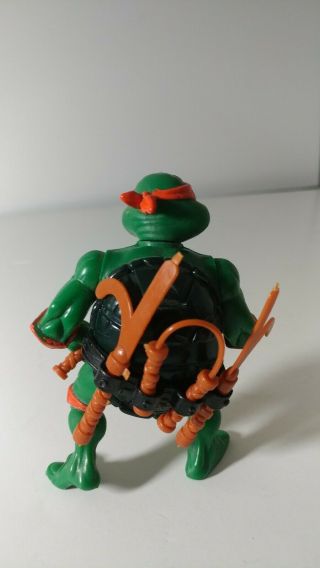 Vintage 1988 Teenage Mutant Ninja Turtles TMNT Playmates - Michaelangelo 5