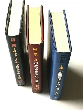 The Hunger Games 1 - 3,  Collins,  Fine,  True First Printing Hardcovers in Jackets 3