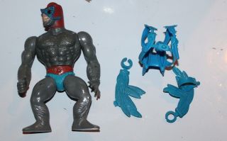 Vtg 1982 Motu Masters Of The Universe Stratos 100 Complete Figure He Man