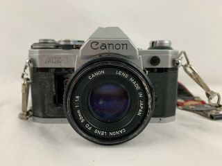 Vintage Canon Ae - 1 35mm Slr Film Camera 1980