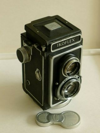 Vintage ZEISS Ikon IKOFLEX camera with 75mm f/3.  5 Novar - Anastigmat lens. 2