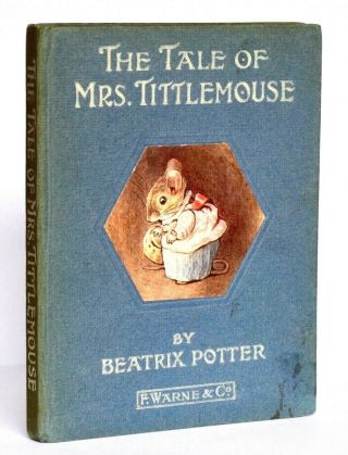 THE TALE OF MRS TITTLEMOUSE 1910 1ST EDITION BEATRIX POTTER PETER RABBIT VG 2