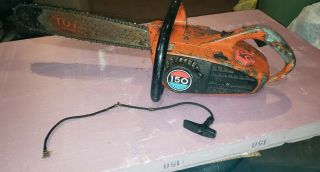 Vintage Collectible Homelite 150 Automatic Chainsaw With 16 " Bar Parts