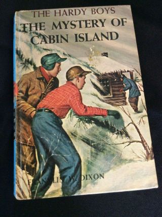 Hardy Boys 8: The Mystery Of Cabin Island By Franklin W.  Dixon 1964b Printing