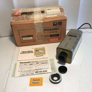 Panasonic Tv Camera Wv - 1300a Vintage Open Box