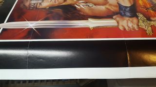 Vintage CONAN THE DESTROYER Movie Poster orig 27x41 1984 Arnold Schwarzenegger 5