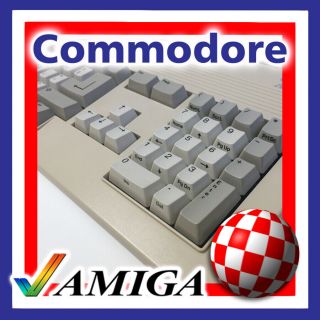 Commodore Amiga 2000; A3000; A4000 Keyboard Key Caps With Greenish Plunger
