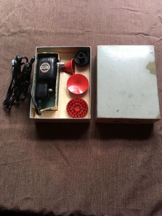 Vintage Wahl Hand - E Electric Massage Vibrator W/ 4 Attachments