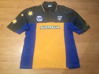 Australia One Day Cricket Vintage Isc Shirt Jersey Medium