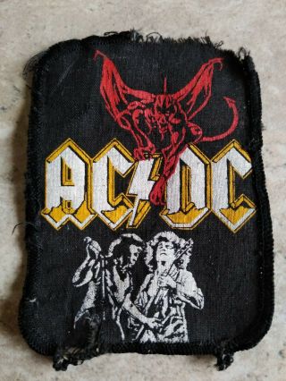 Vintage Acdc Patch