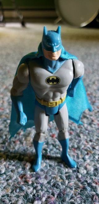 Vintage Dc Comics Powers Batman Action Figure With Cape 1984