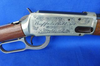 Vintage Daisy Heddon Buffalo Bill Scout Bb Air Rifle Gun Model 30 - 30 Badge Ring