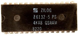Ic Z6132 - 5ps - 4kx8 Quasi - Static Ram - Zilog Nos Qty:2