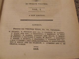 Edward Gibbon History of Decline & Fall of the Roman Empire 1816 FULL 12 VOLS 5