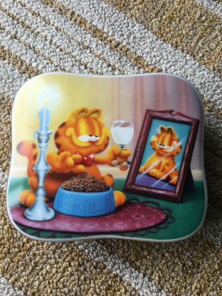 Vintage Garfield Music Box By The Danbury " Love Me Tender "