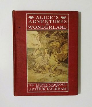 1920s Alices Adventures In Wonderland,  Lewis Carroll Arthur Rackham Color Illust