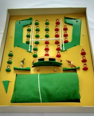 Vintage Subbuteo International Edition Table Rugby - instructions reprinted. 2