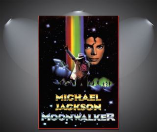 Michael Jackson Moonwalker Vintage Movie Large Poster - A1,  A2,  A3,  A4 Sizes