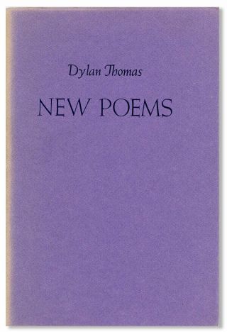 Dylan Thomas.  Poems.  1st Ed/dj.  Poets Of The Year / Directions,  Ca.  1943