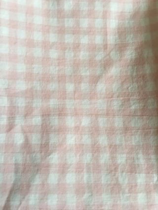 Ralph Lauren Vintage Pink White Plaid Pillowcase Set Of 3 Usa 100 Cotton