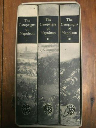 The Campaigns Of Napoleon By David G.  Chandler.  Folio Society,  3 Vol.  Set