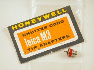 Honeywell Shutter Cord Tip Adapter,  Leica M3,  M2,  M1,  Mp,  Pc Flash Socket Sync,  Ex
