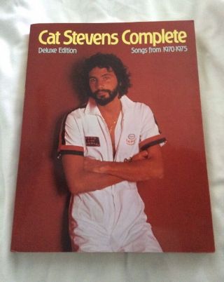 Vtg Cat Stevens Complete Deluxe Edition Songs 1970 - 1975 Music Book Amsco (1988)