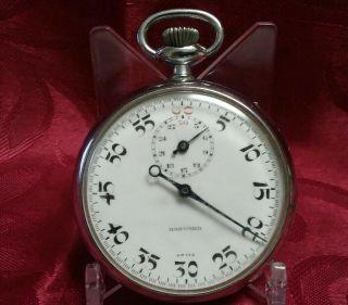 Vintage Harvard Stopwatch Swiss Running Well Berna Watch Co.