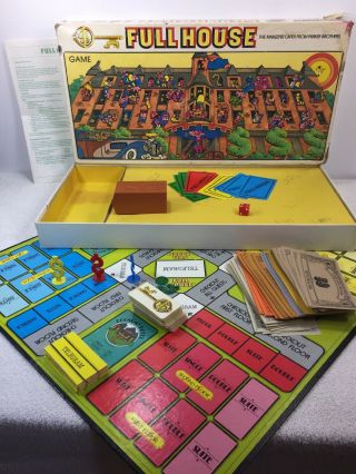 Vintage 1979 Parker Brothers Full House Board Game Complete