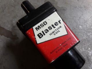 Vintage Msd Blaster 12 Volt Ignition Coil