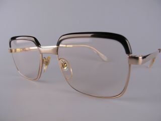 Vintage 70s Rodenstock 1/20 12k Gold Filled Eyeglasses Size 54 - 18 Frame Germany