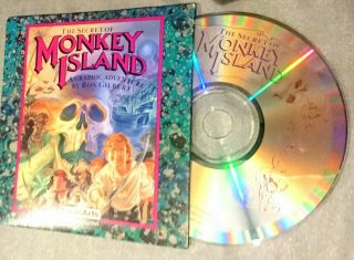 The Secret Of Monkey Island (lucasarts) Cd - Rom Game For Ibm Pc Ms - Dos (1992)