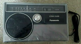 Factory Panasonic Portable 8 Track Player with FM/AM Radio Model RQ - 831A 4