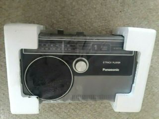 Factory Panasonic Portable 8 Track Player with FM/AM Radio Model RQ - 831A 5